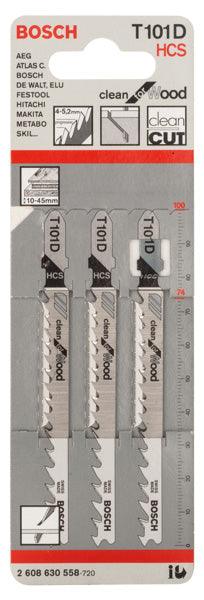 3 Stichsägeblätter T 101 D