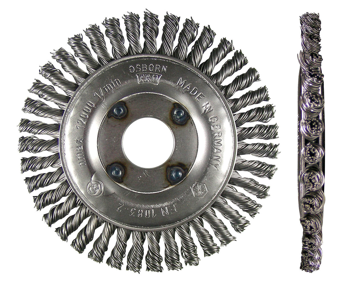 Rundbürste 115 x 6 mm gezopft grob