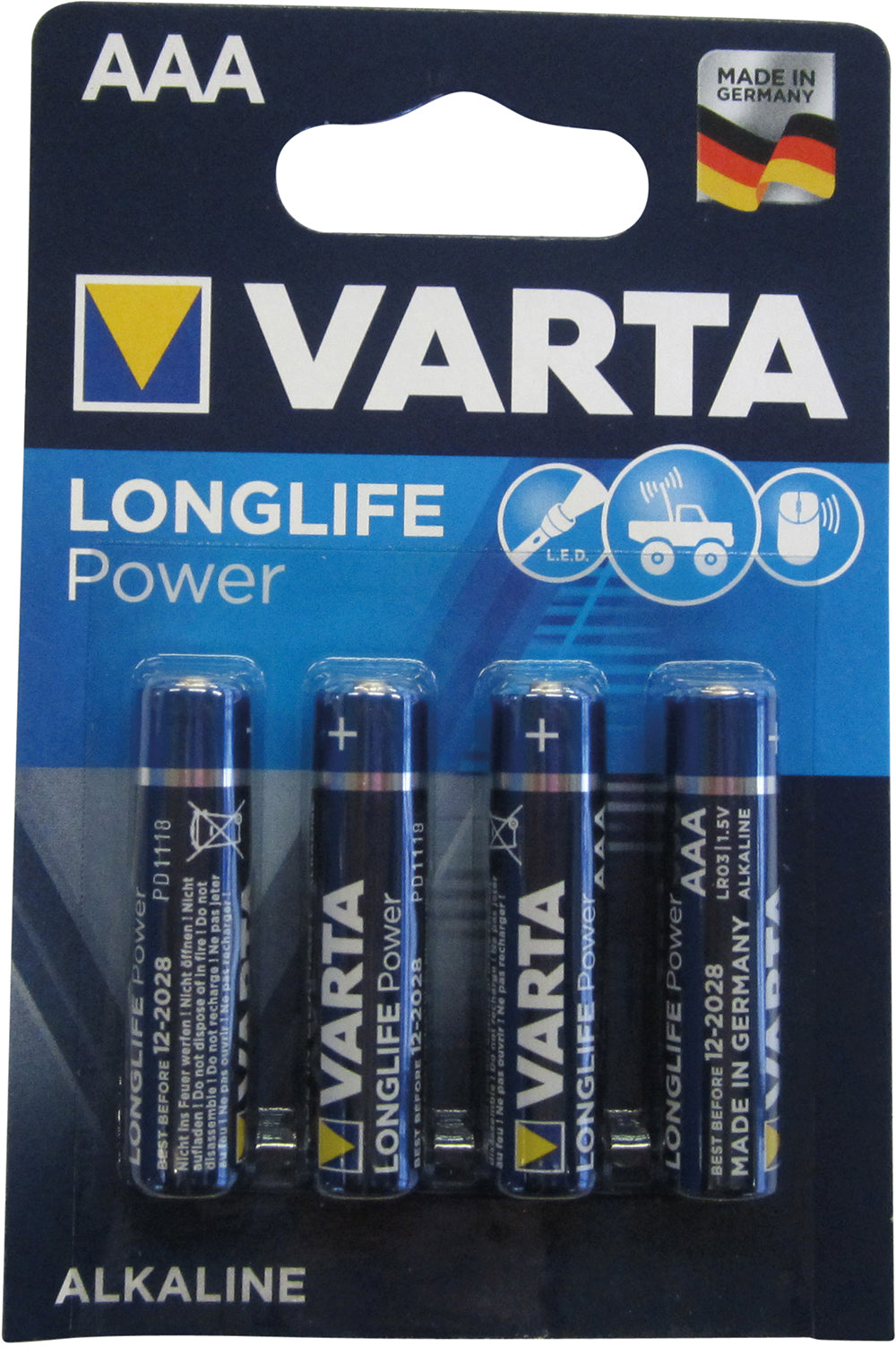 4 Batterien Longlife Power Micro AAA