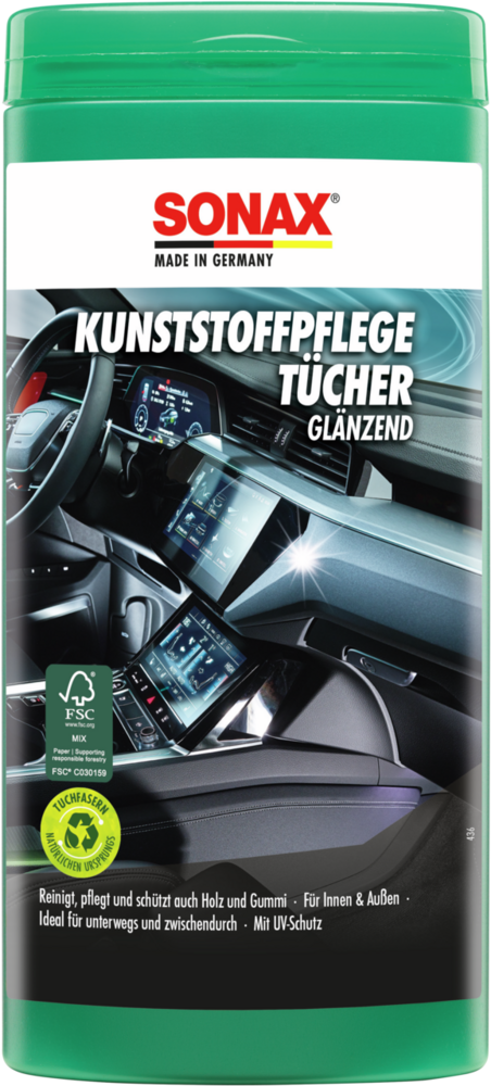 25 Stk. Kunststoffpflege-Tücher