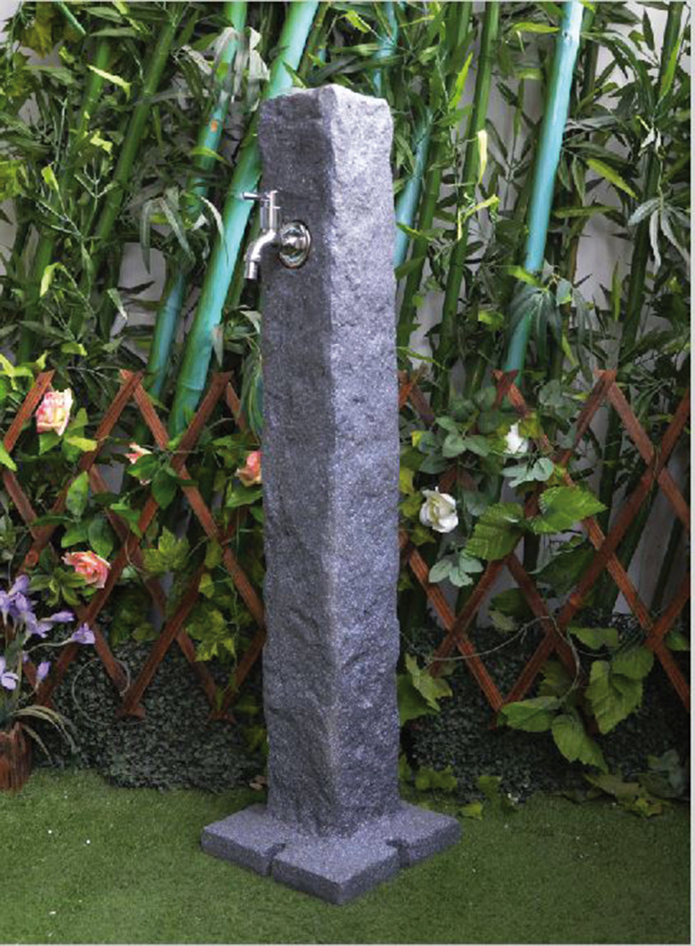 Wasserzapfsäule Granitoptik