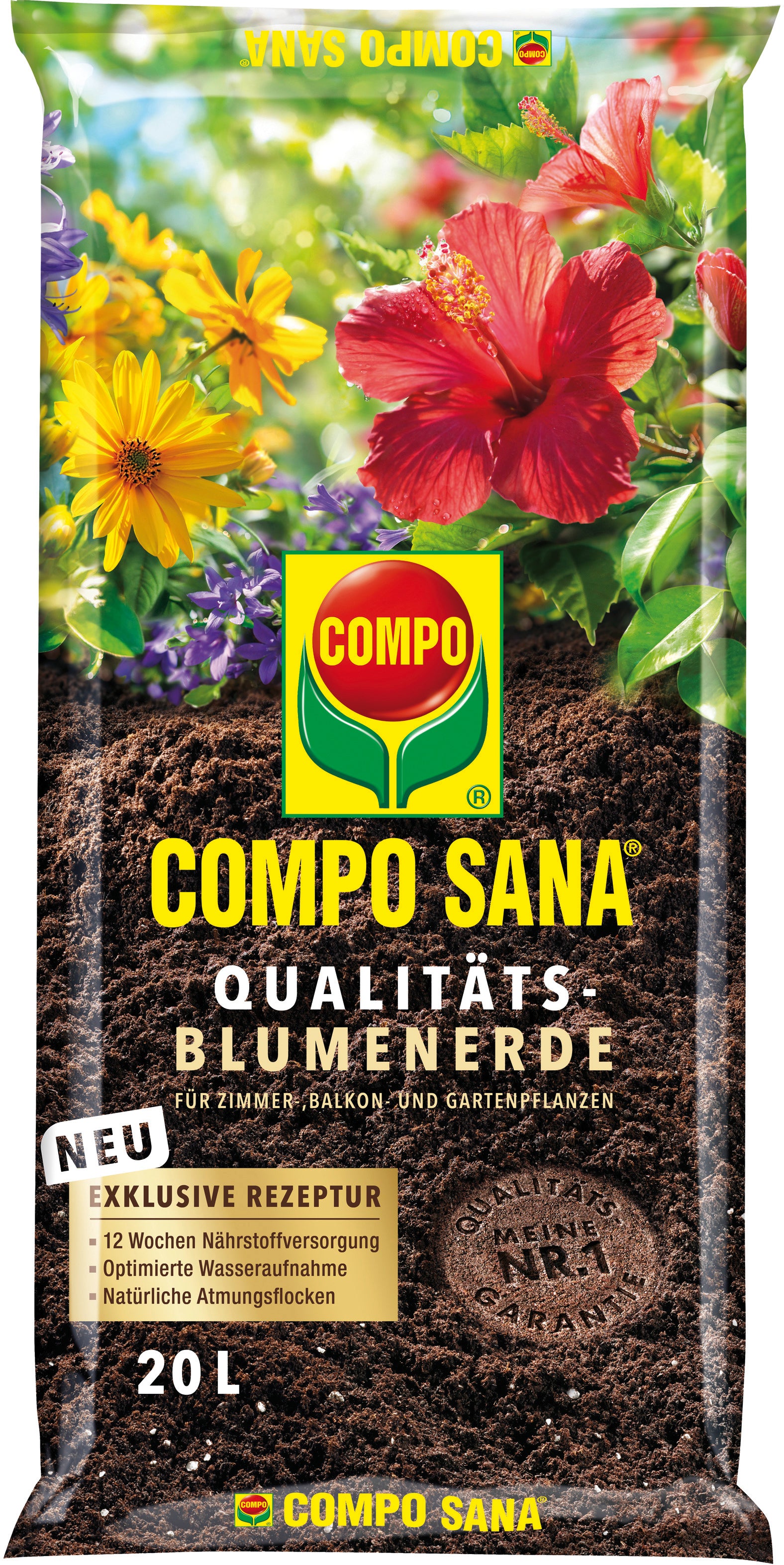 Blumenerde Compo Sana 20 l