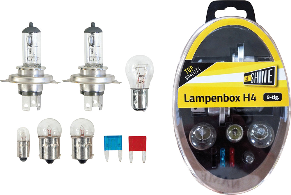 Lampenbox H4 8-tlg., 12 V