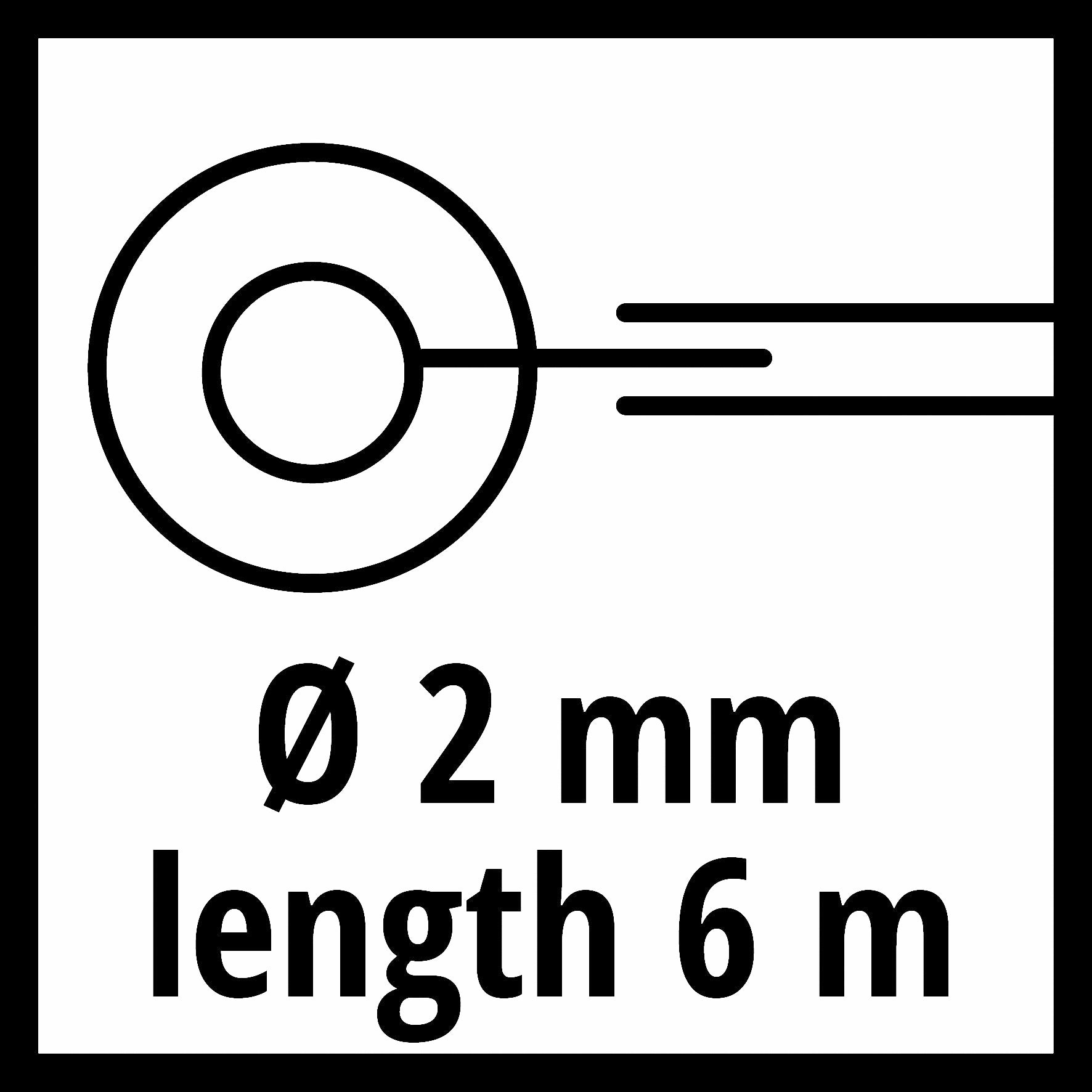 Ersatzfadenspule 2,0 mm