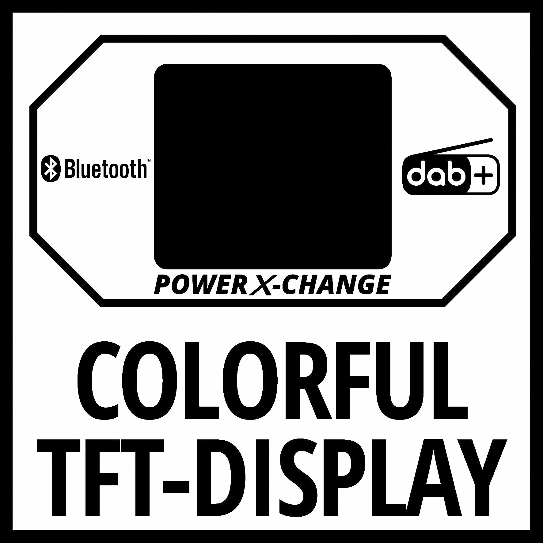 Akku-Baustellenradio TE-CR 18 Li DAB+/FM/BT