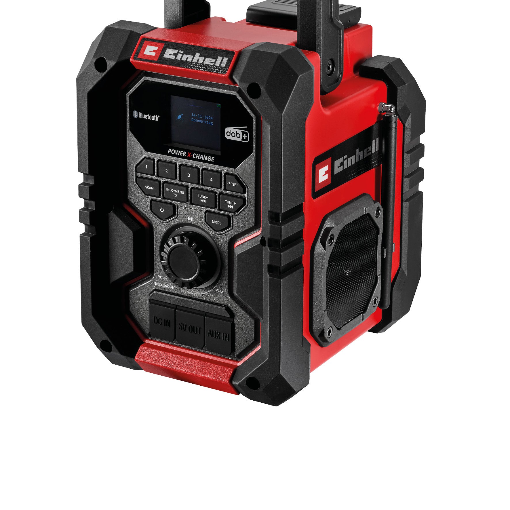 Akku-Baustellenradio TE-CR 18 Li DAB+/FM/BT