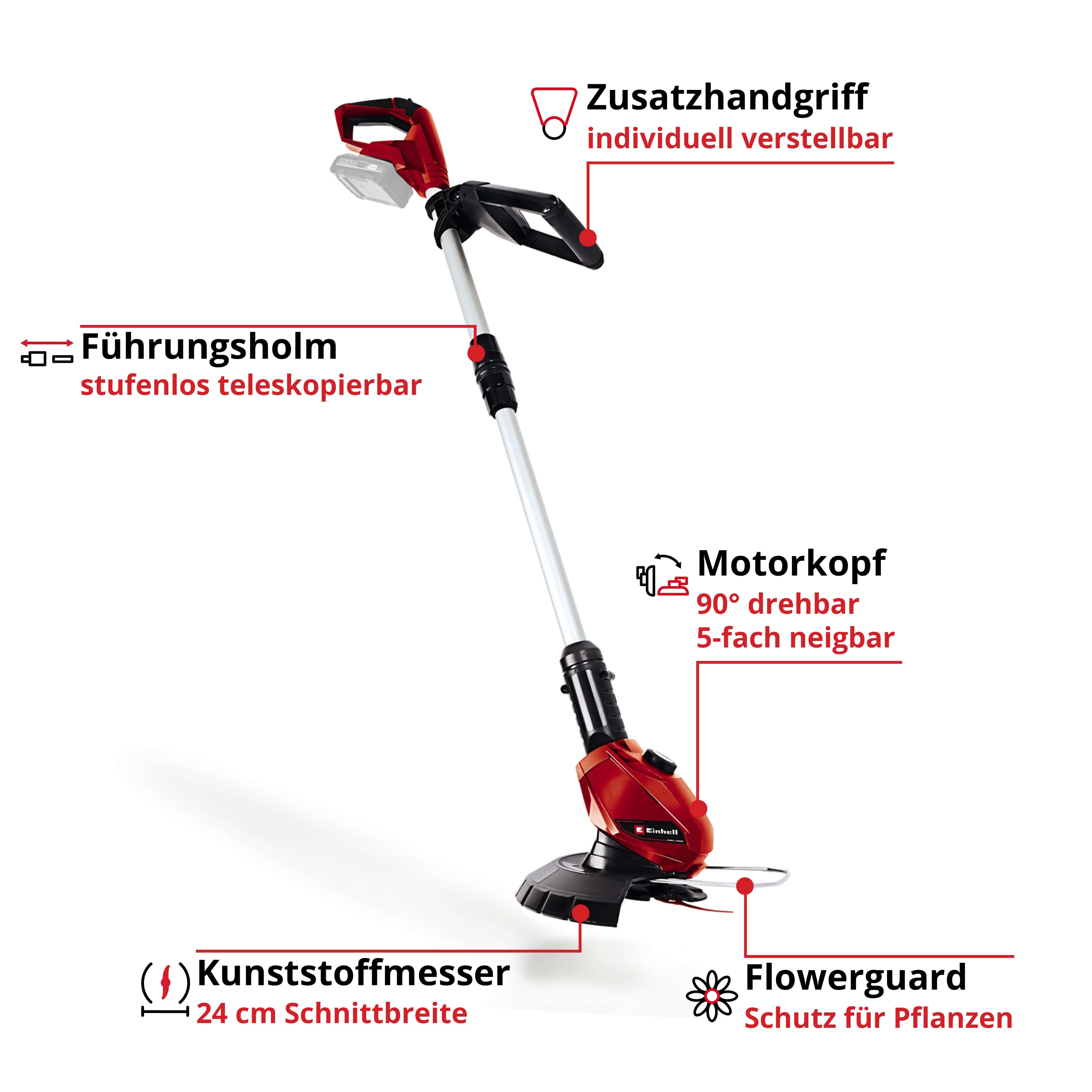 Akku-Rasentrimmer GE-CT 18 Li Solo, Power X-Change