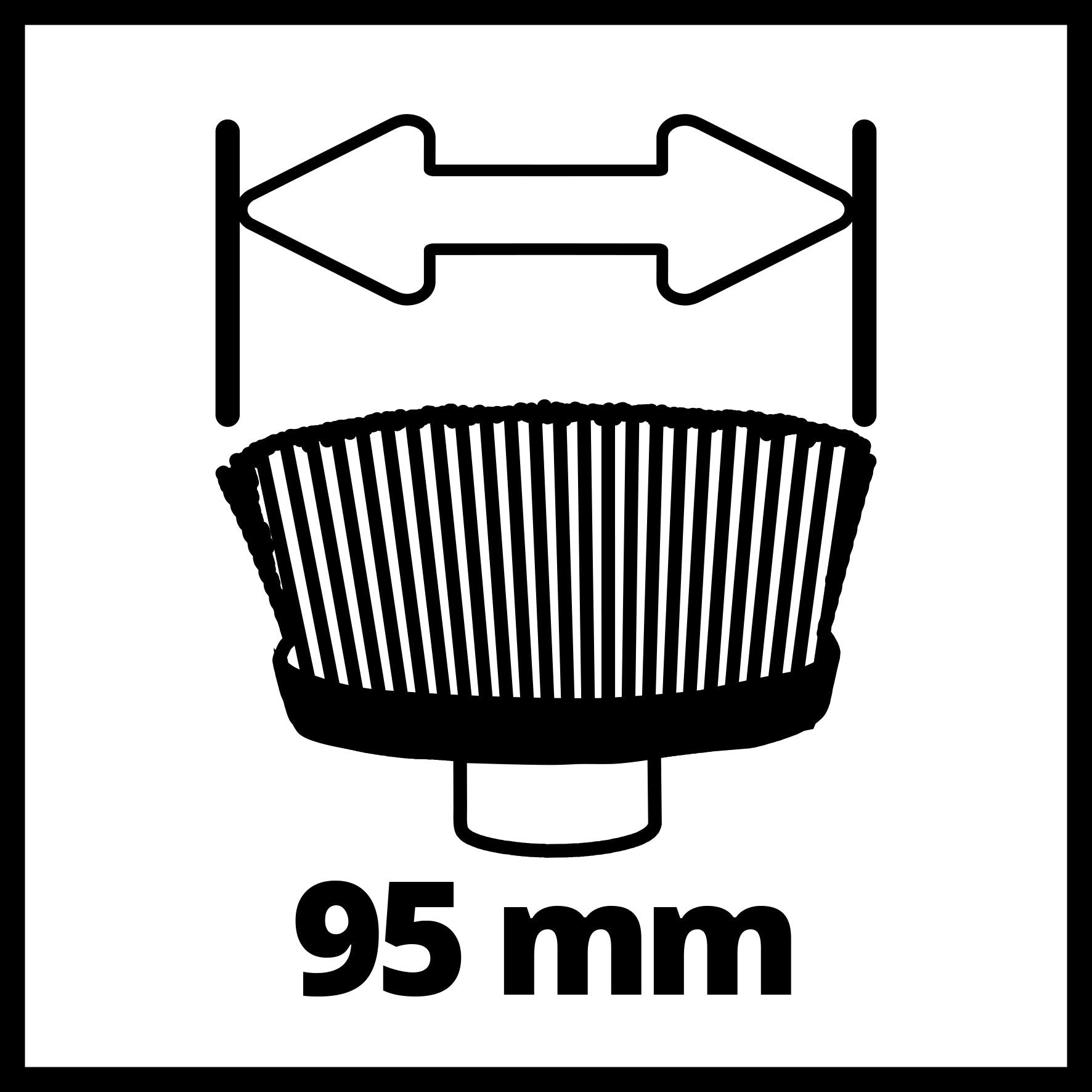 Oberflächenbürsten-Zubehör Bürste ULTRA 95/25 (Messing)