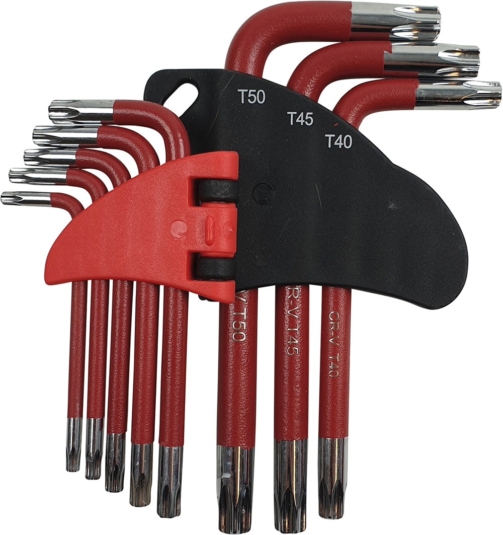 Torx-Winkelschlüsselsatz 9-tlg.