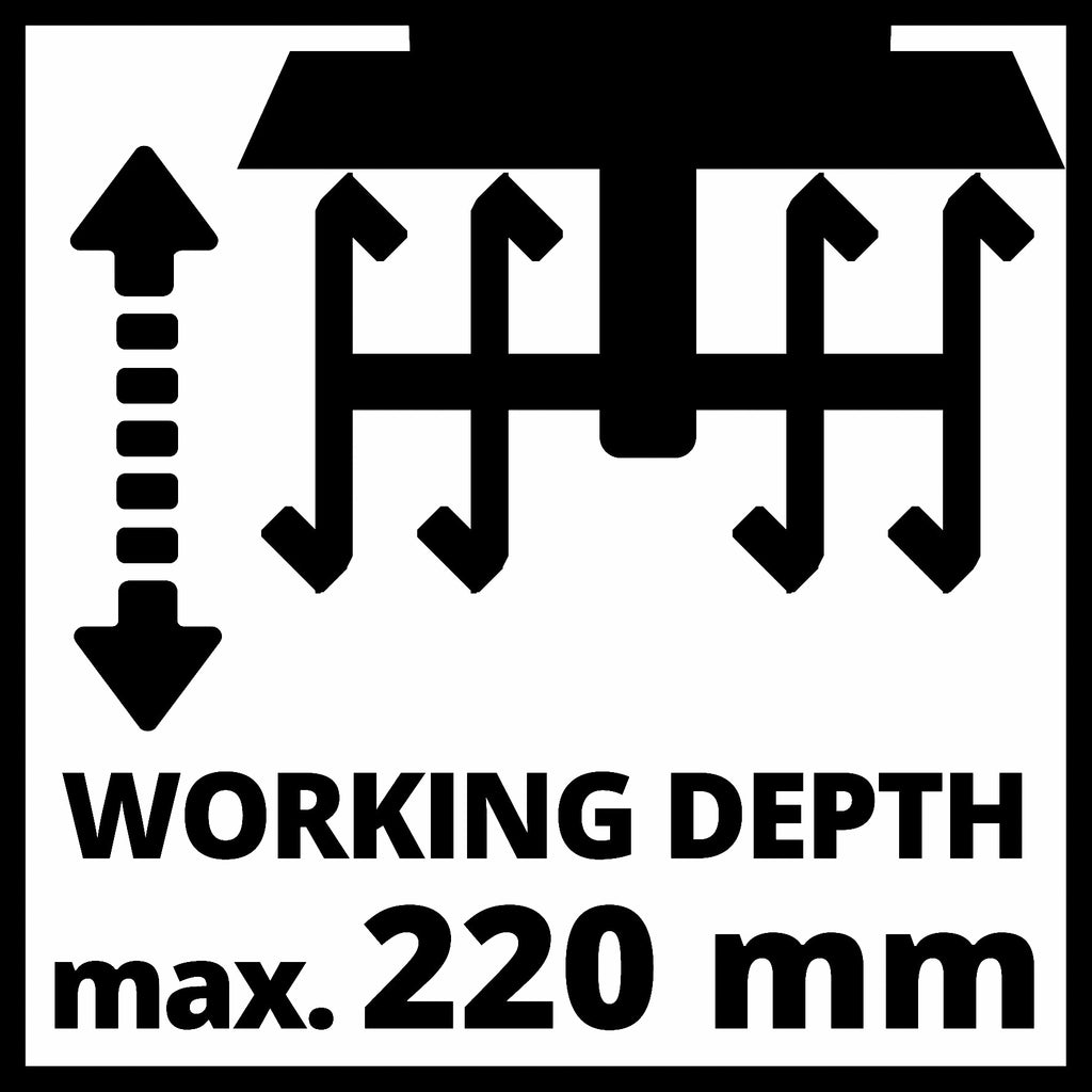 Elektro-Bodenhacke GC-RT 1545 M