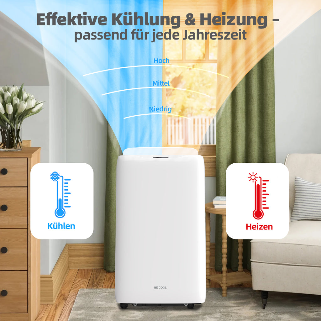 Klimagerät 16.000 BTU mit Heizfunktion und WIFI