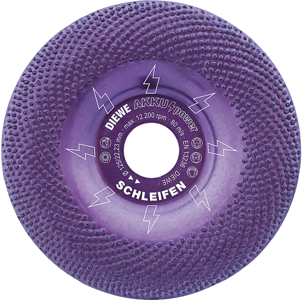 Akku Power Schleifen 125 mm
