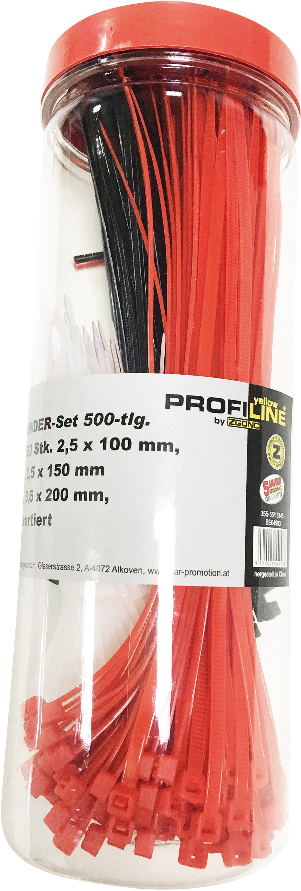 Kabelbinder-Set 500-tlg.