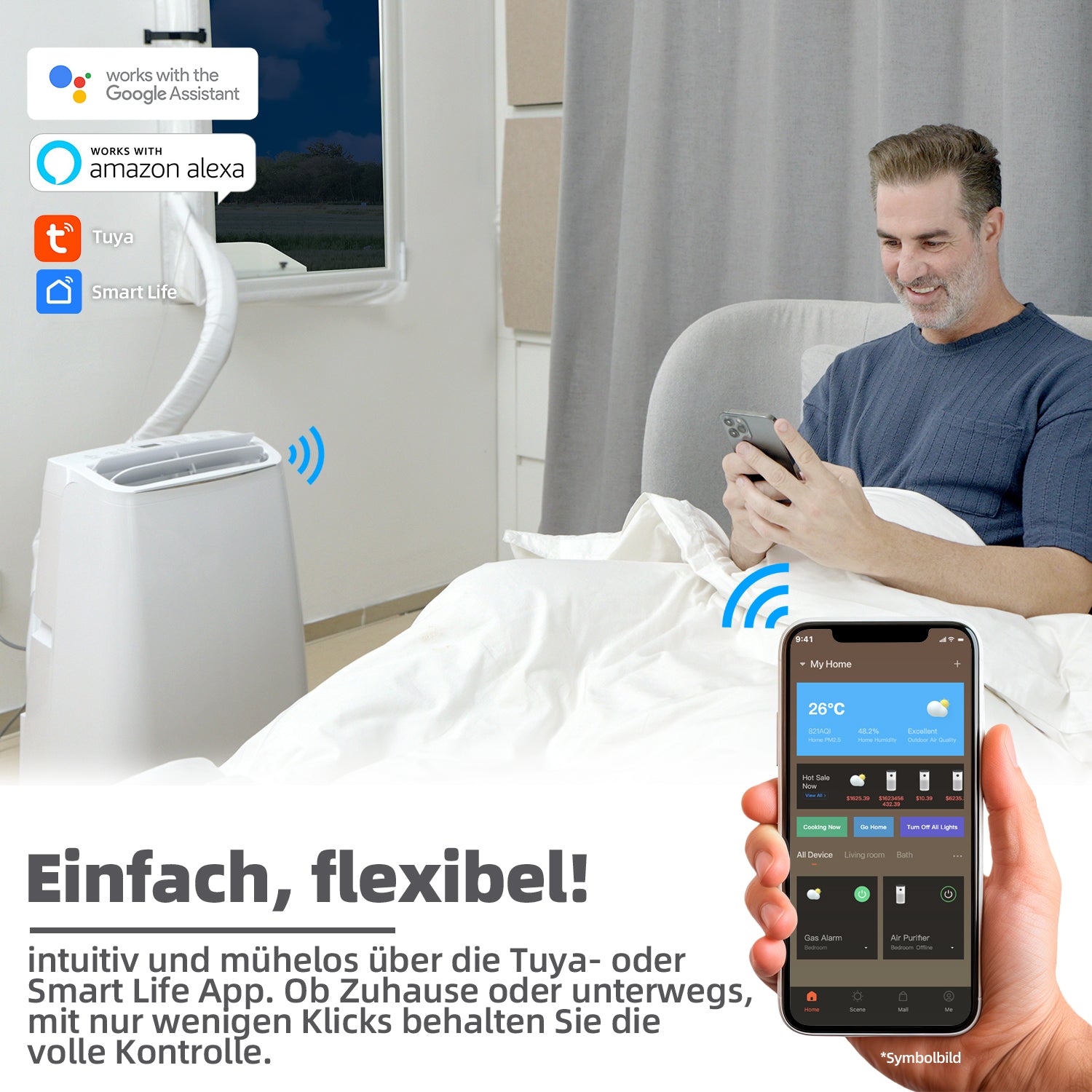 Mobile Split-Klimaanlage 12.000 BTU