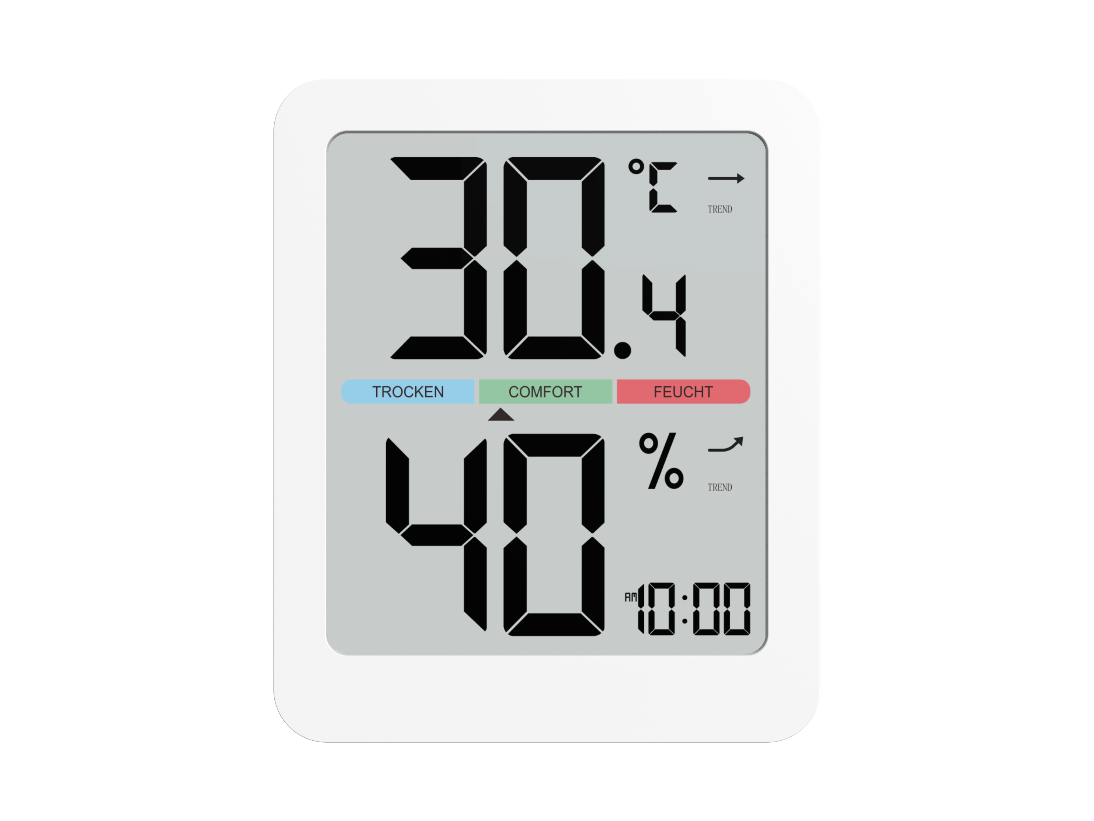 Hygro- und Thermometer Tendenz