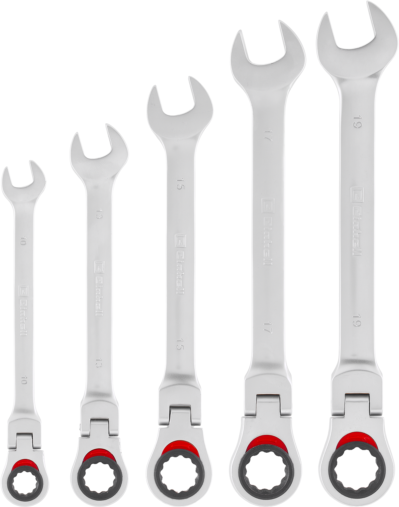 Gabel-Ring-Ratschenschlüssel-Set flexibel 5-tlg. Ø 10–19 mm