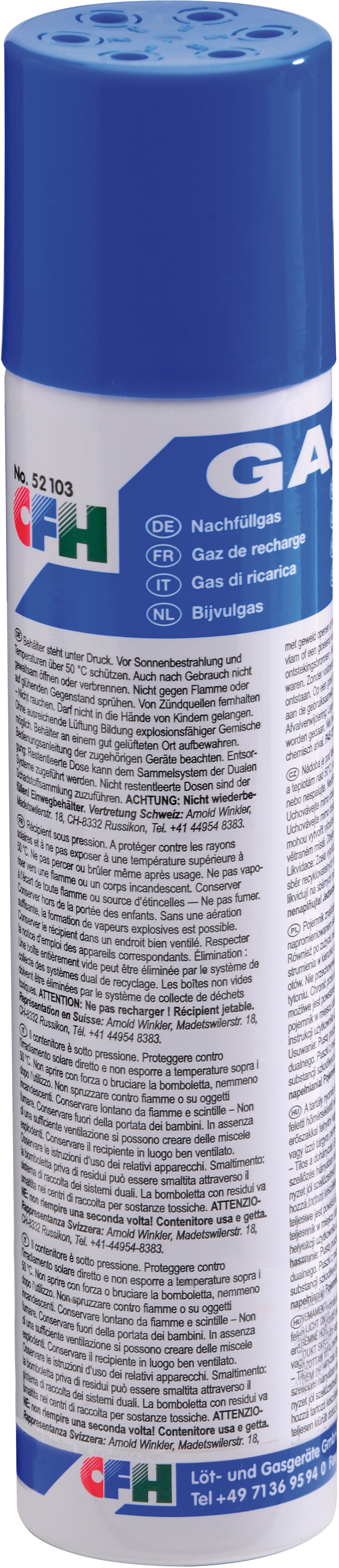 Butan-Nachfüllgas 100 ml
