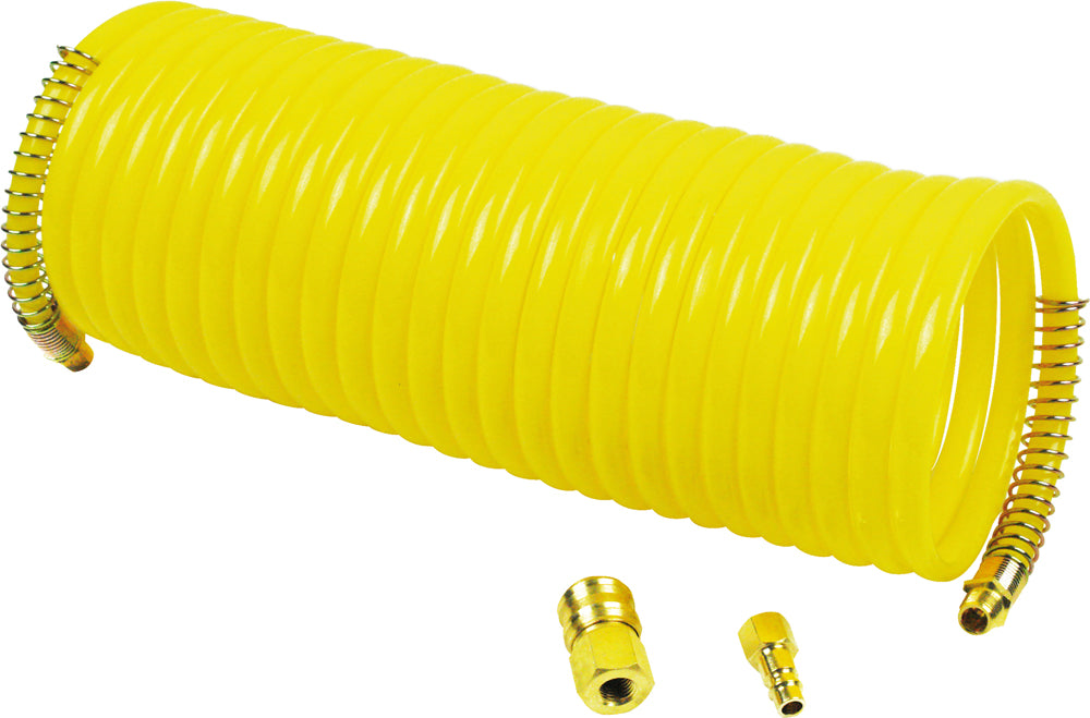 Druckluft-Spiralschlauch 9,5 mm Ø, 10 m