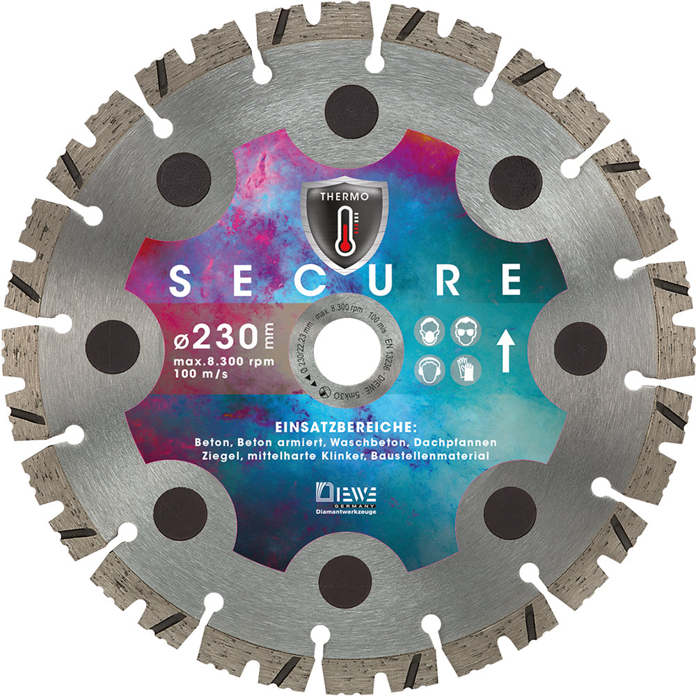 Diamant-Trennscheibe Heat-Control 230 mm Ø