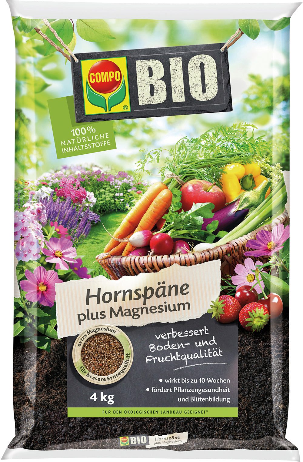 Bio Hornspäne und Magnesium 4 kg