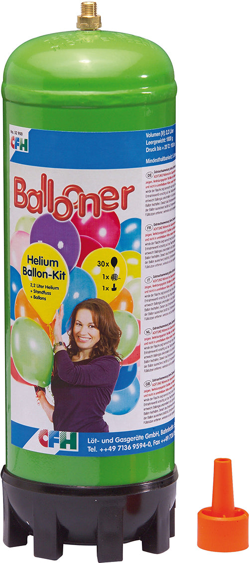 Helium-Set HS900 2,2  l gefüllt