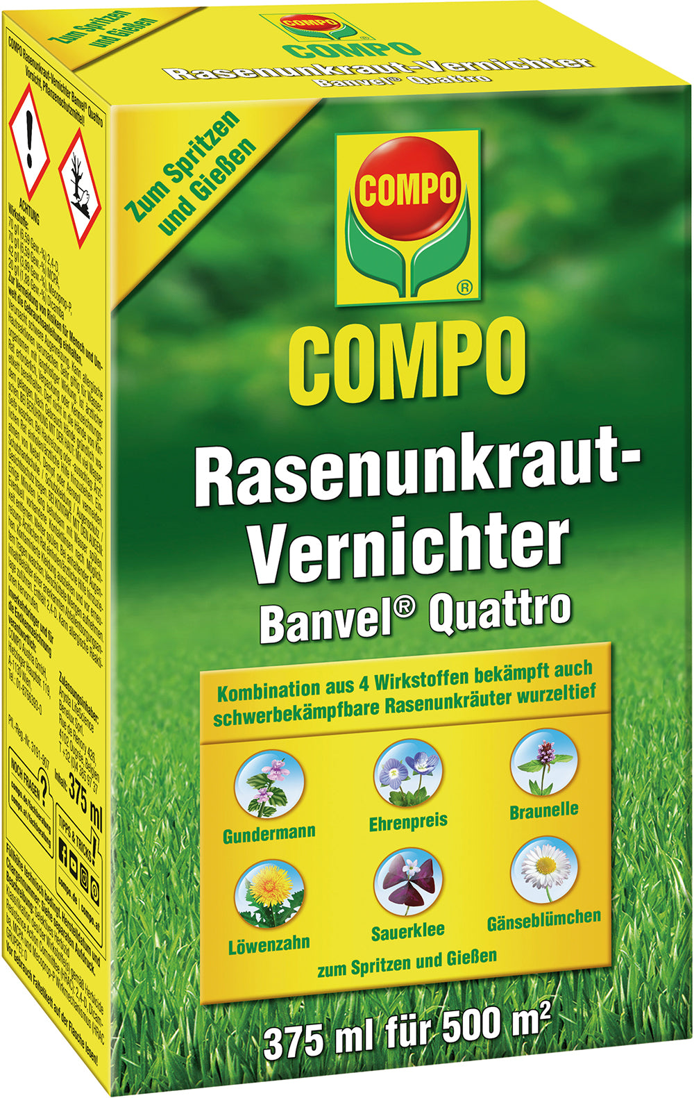 Rasenunkraut-Vernichter-Konzentrat Banvel Quattro 375 ml
