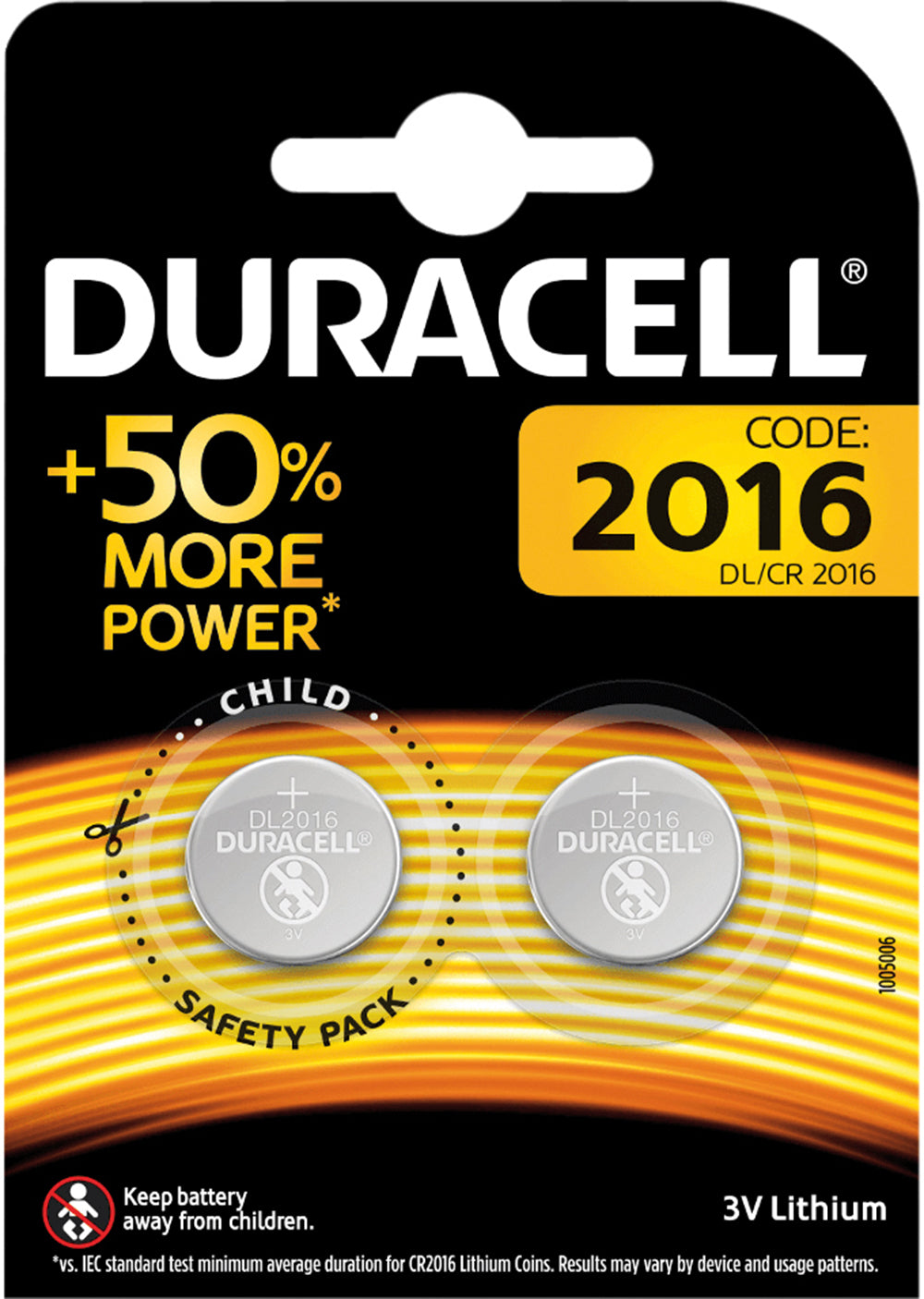 2 Knopfzellen DL/CR2016