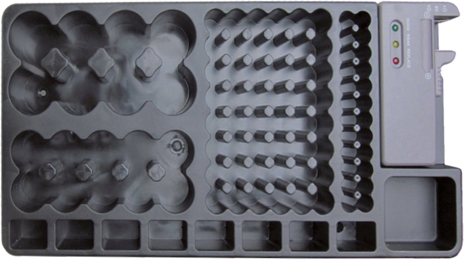 2-in-1-Batterie-Organizer & Tester