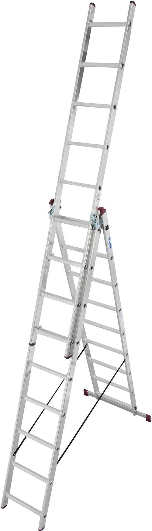 Alu-Kombileiter 3 x 9 Sprossen