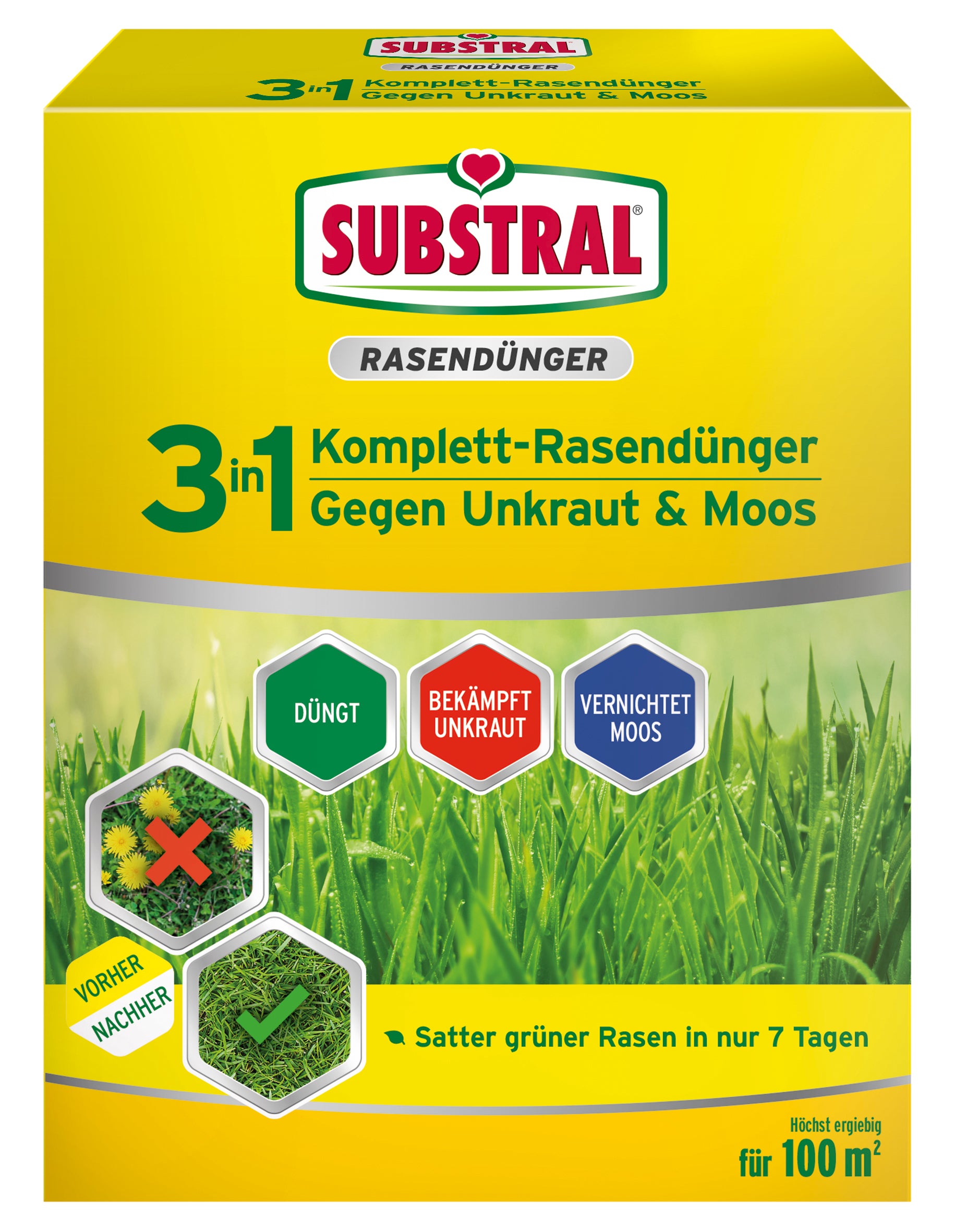 Komplett-Rasendünger 3 in 1