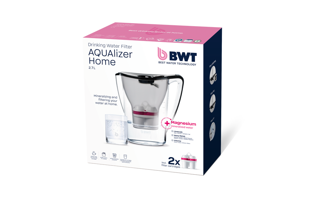 Tischwasserfilter AQUAlizer Home 2,7 L schwarz
