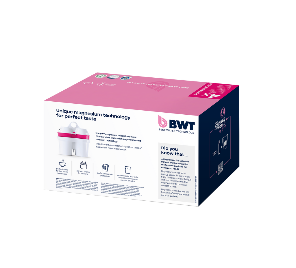 4er Pack Wasserfilter Magnesium