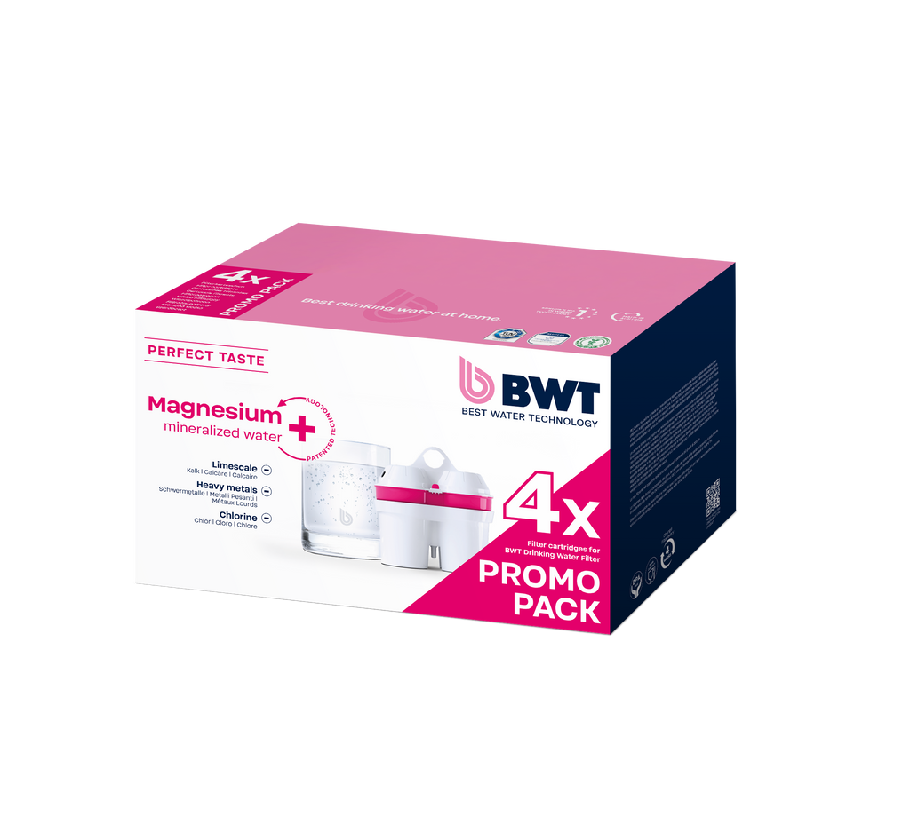 4er Pack Wasserfilter Magnesium