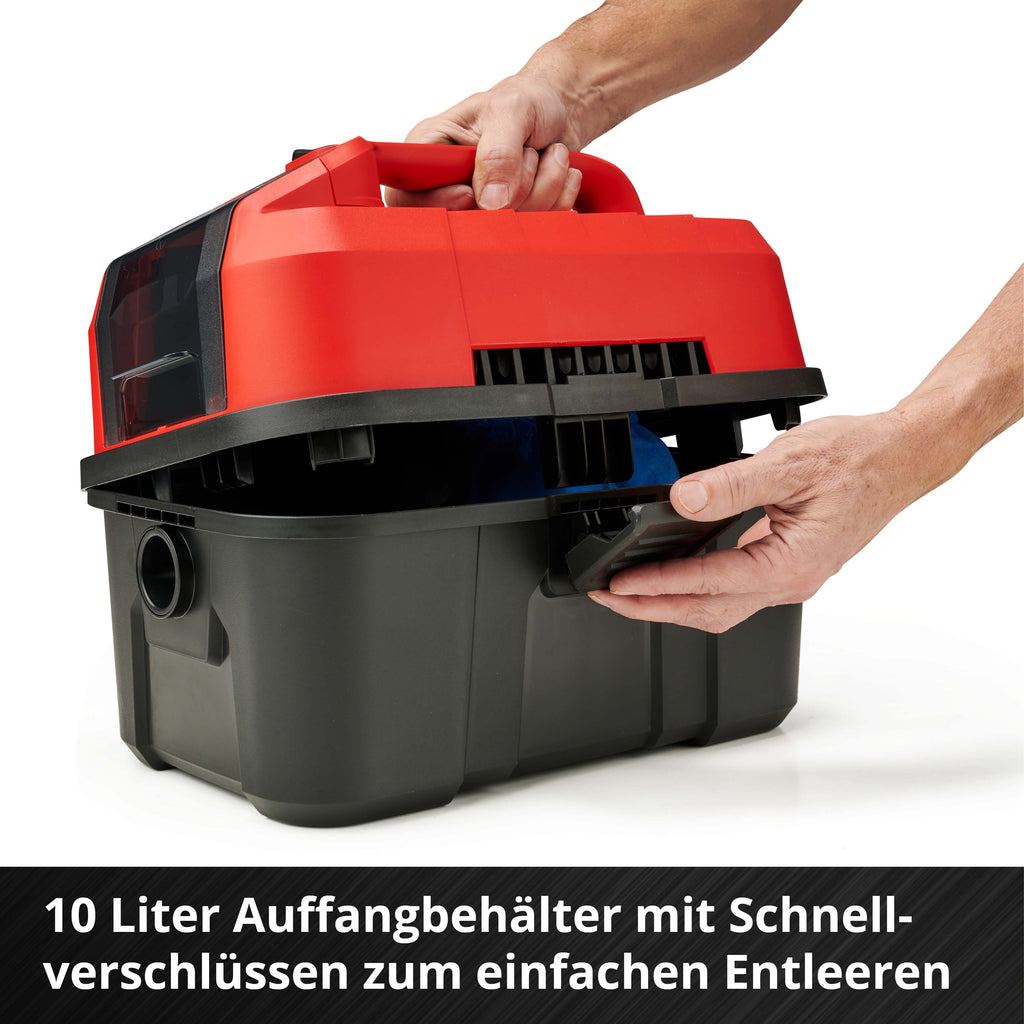 Akku-Nass- und Trockensauger TE-VC 18/10 Li Solo, Power X-Change
