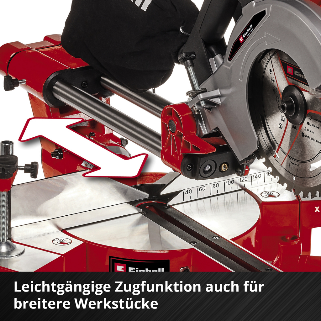Akku-Zug-Kapp-Gehrungssäge TE-SM 36/210 Li - Solo, Power X-Change