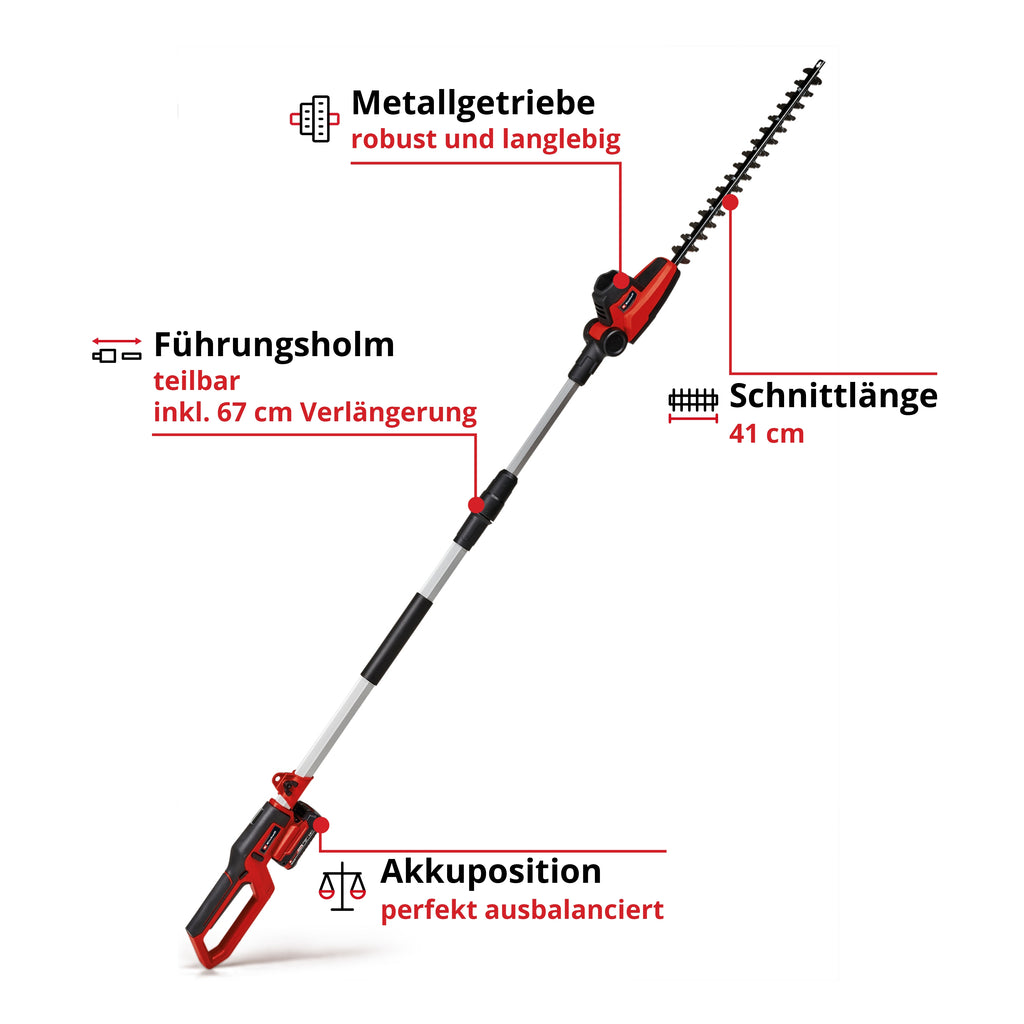 Akku-Teleskop-Heckenschere GC-HH 18/45 Li T - Solo, Power X-Change