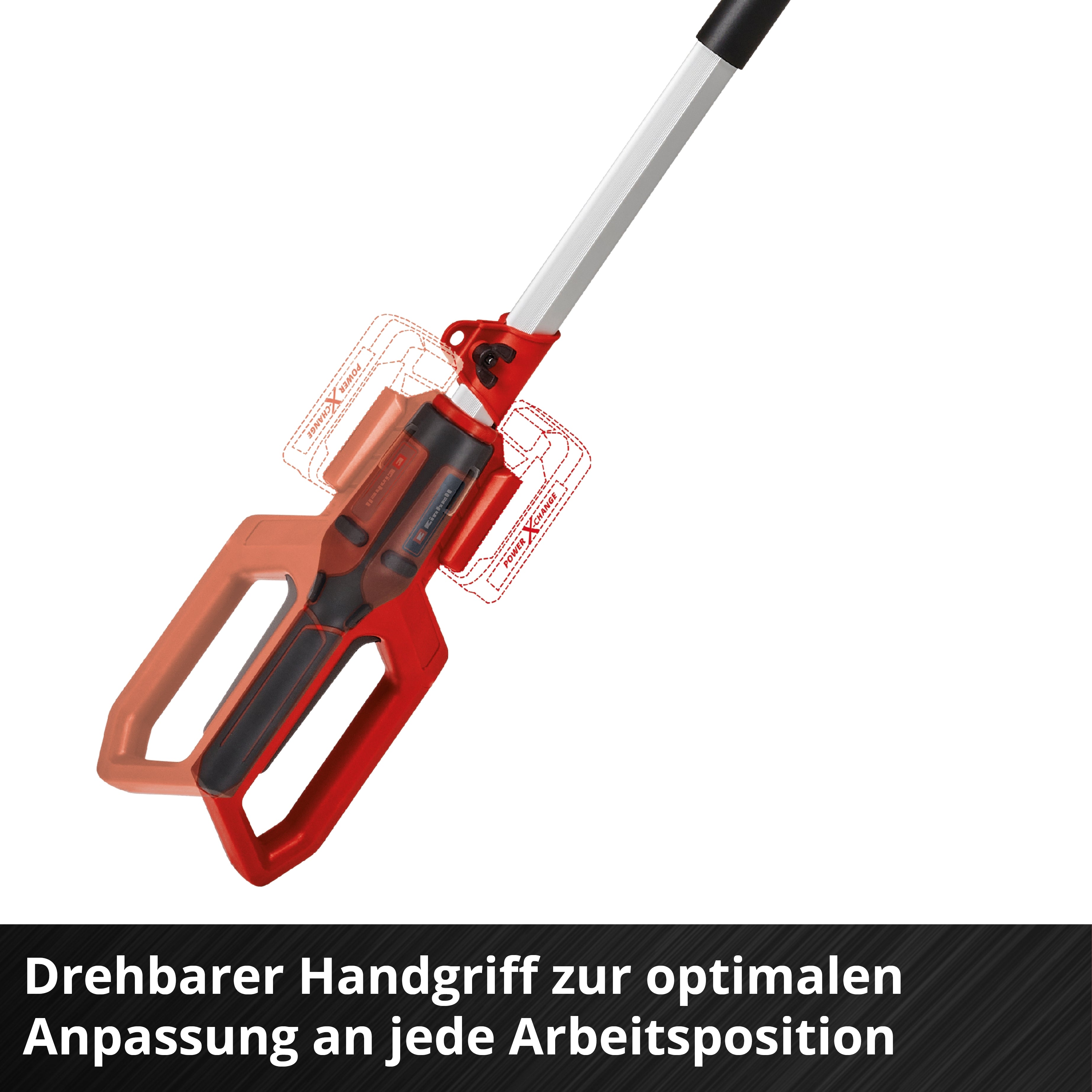 Akku-Teleskop-Heckenschere GC-HH 18/45 Li T - Solo, Power X-Change