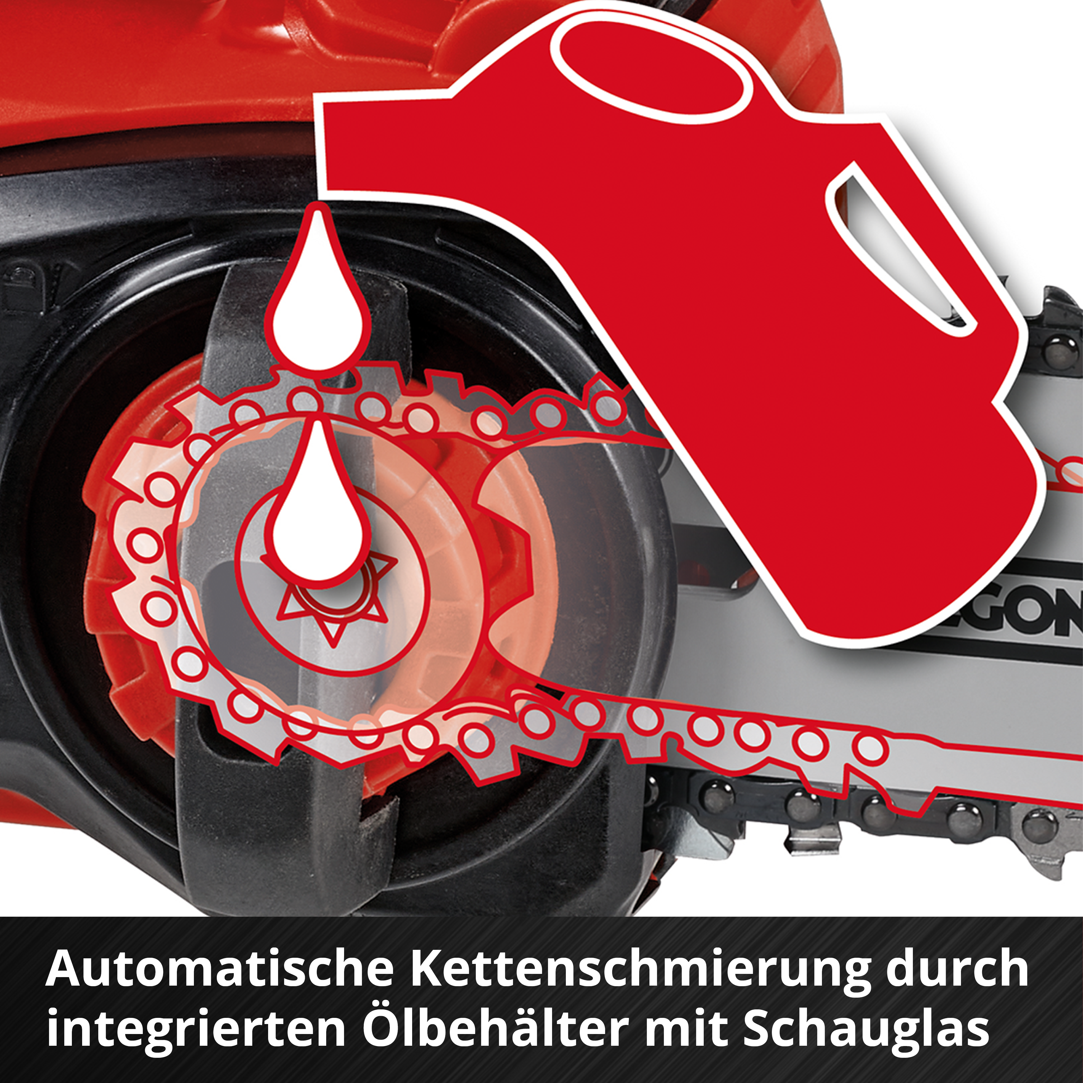 Akku-Einhand-Kettensäge FORTEXXA 18/20 TH