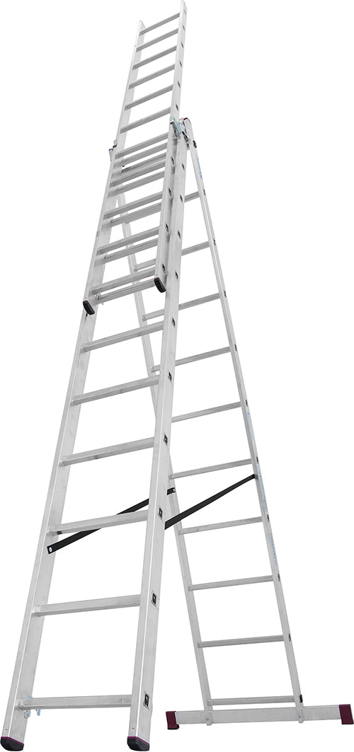 Alu-Kombileiter 3 x 11 Sprossen