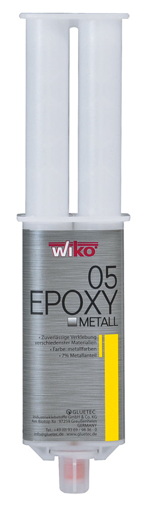 2-Komponenten-Epoxy-Kleber 25 ml, metallfarben