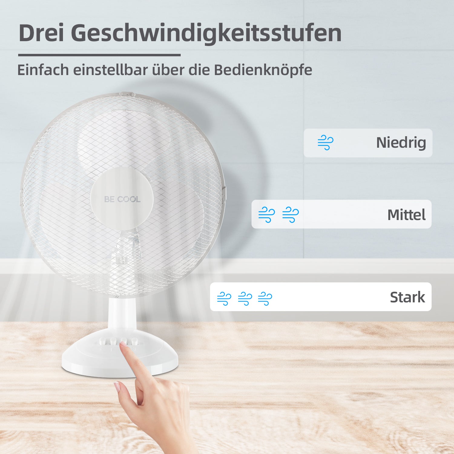 Tischventilator 30 cm Ø