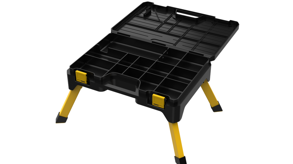 Werkstatthocker + Koffer 2in1