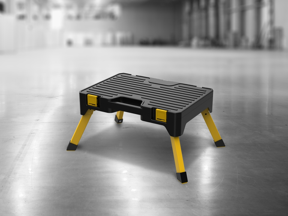 Werkstatthocker + Koffer 2in1
