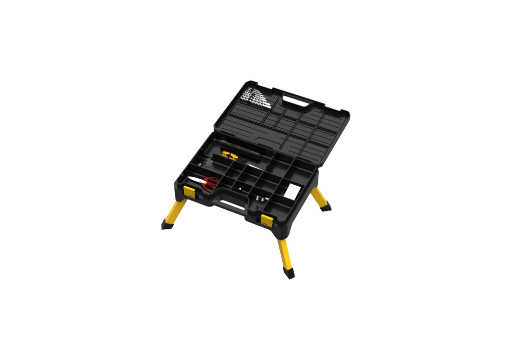 Werkstatthocker + Koffer 2in1