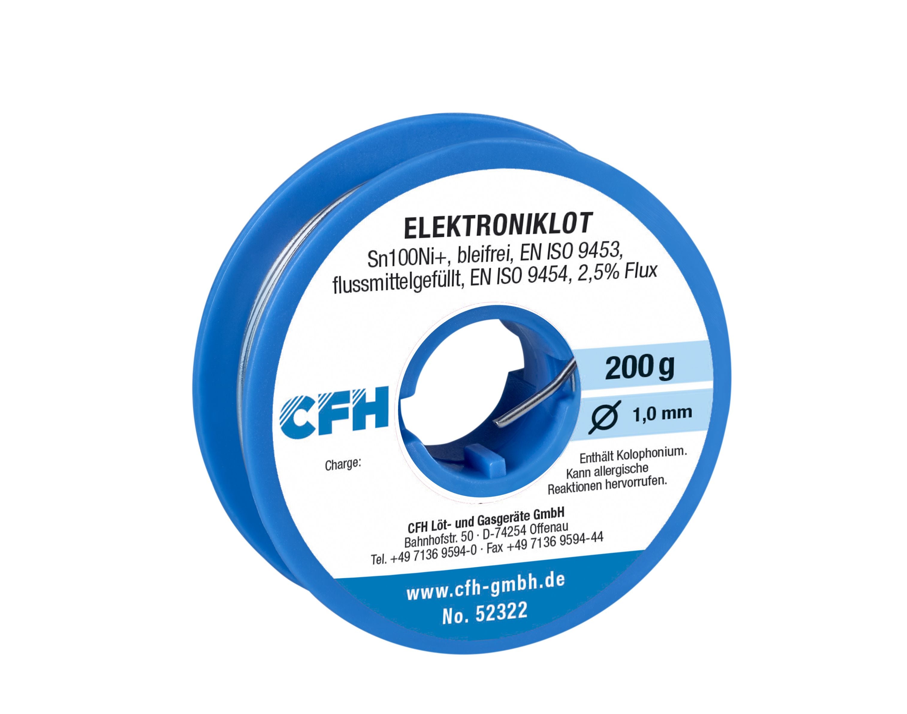 Elektroniklot EL322 200 g bleifrei