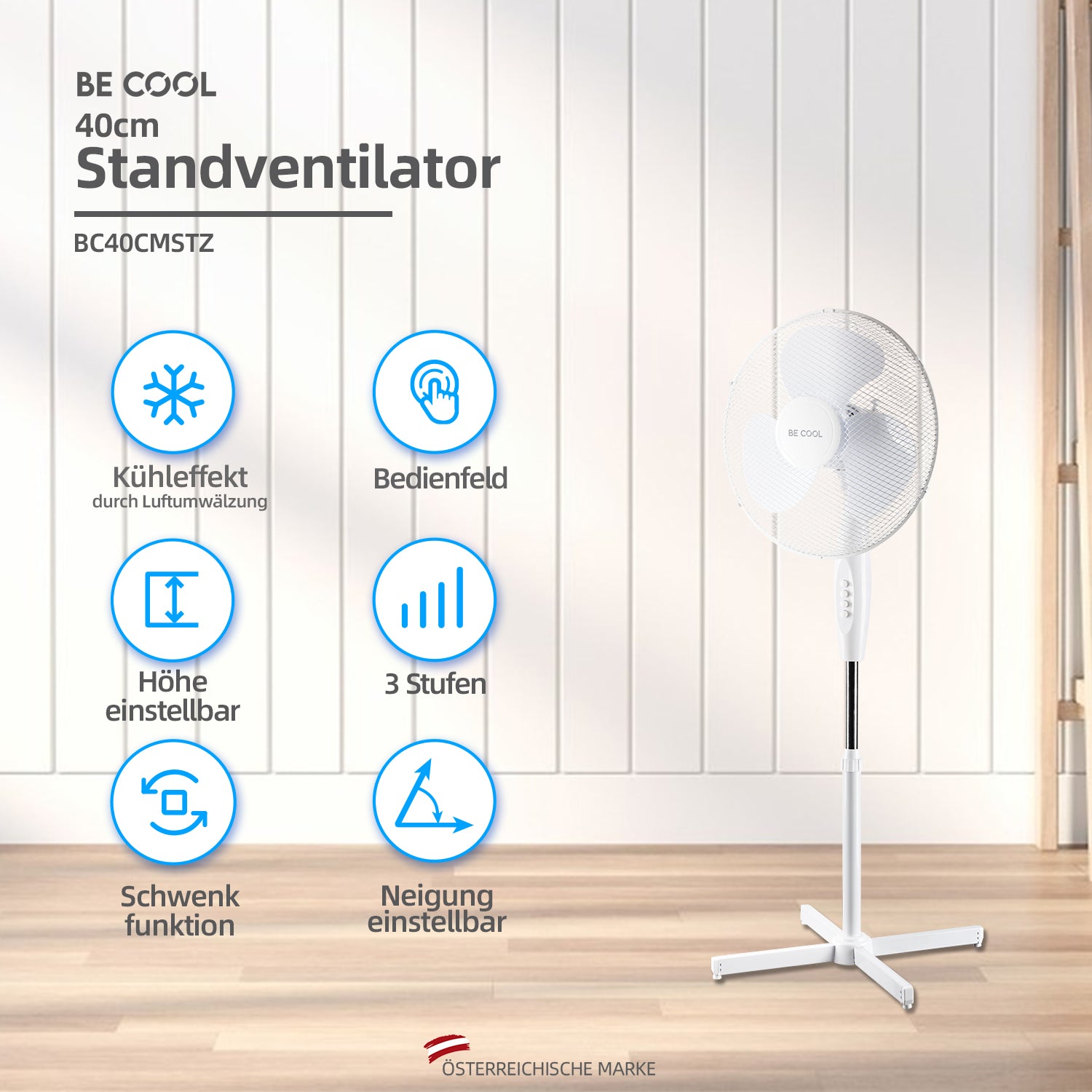 Standventilator 40 cm Ø