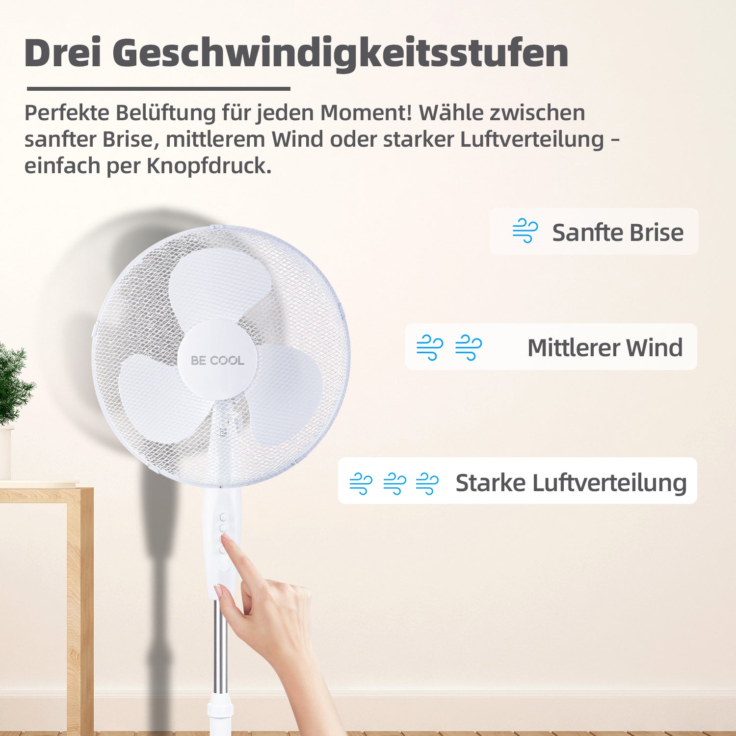 Standventilator 40 cm Ø