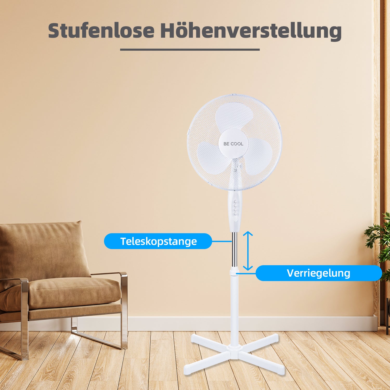Standventilator 40 cm Ø