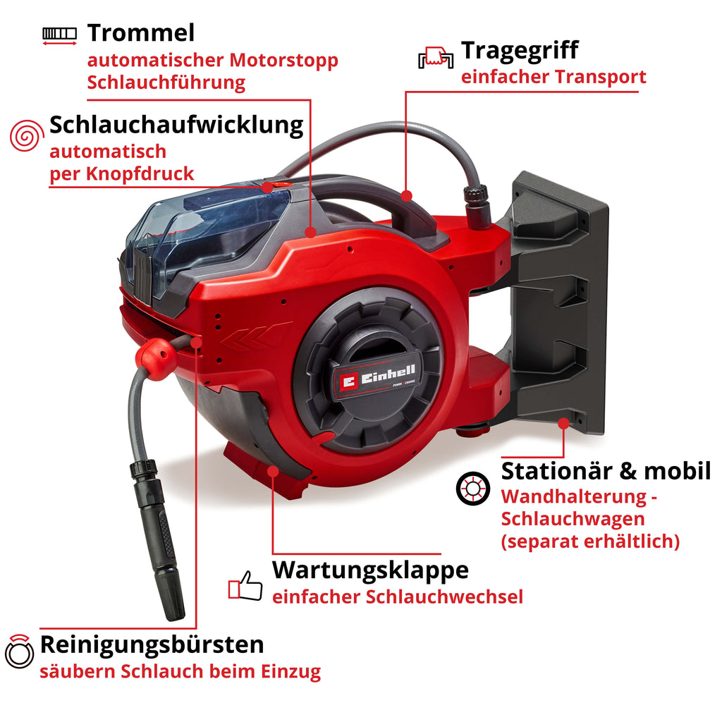 Akku-Schlauchtrommel GE-HR 18/30 Li-Solo