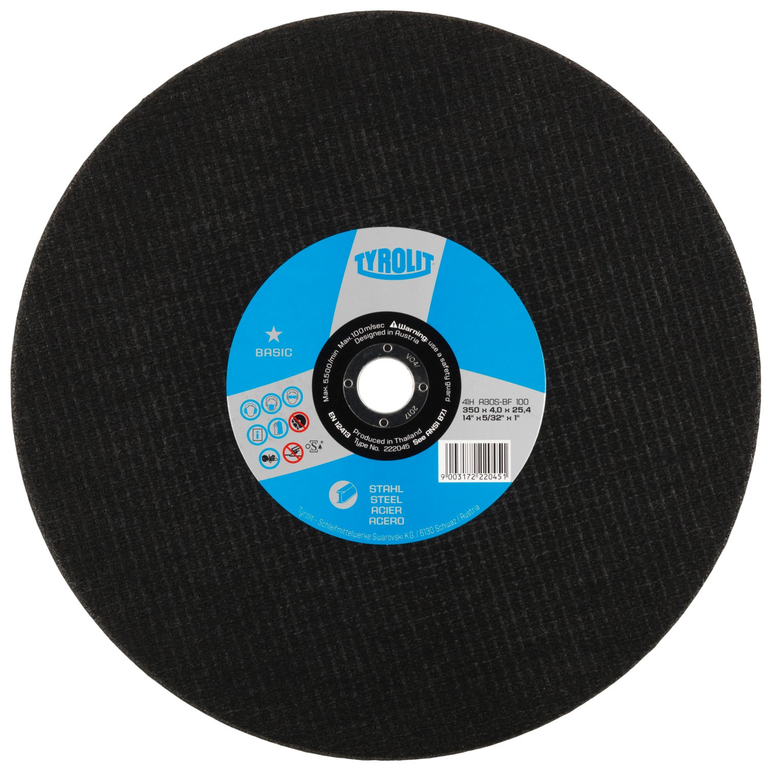 Trennscheiben für Stahl 300 x 2,5 x 25,4 mm